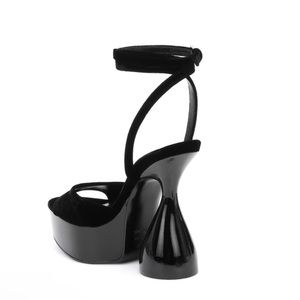 Tom Ford Velvet Disco Platform Sandal